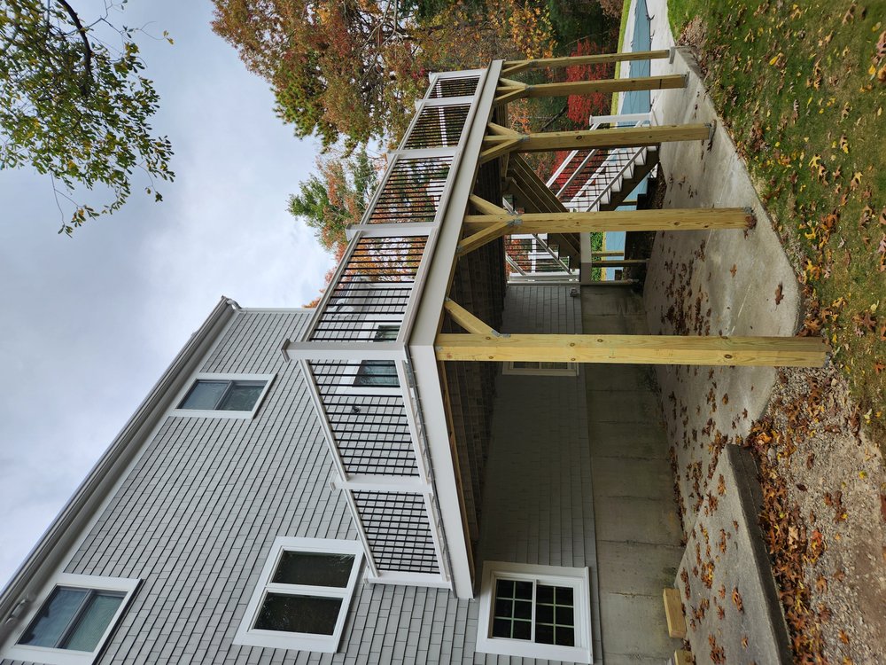 Completed deck renovation