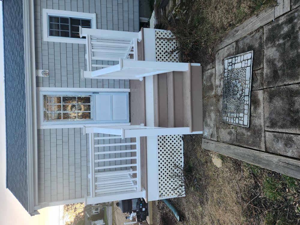 Small deck completely rebuilt